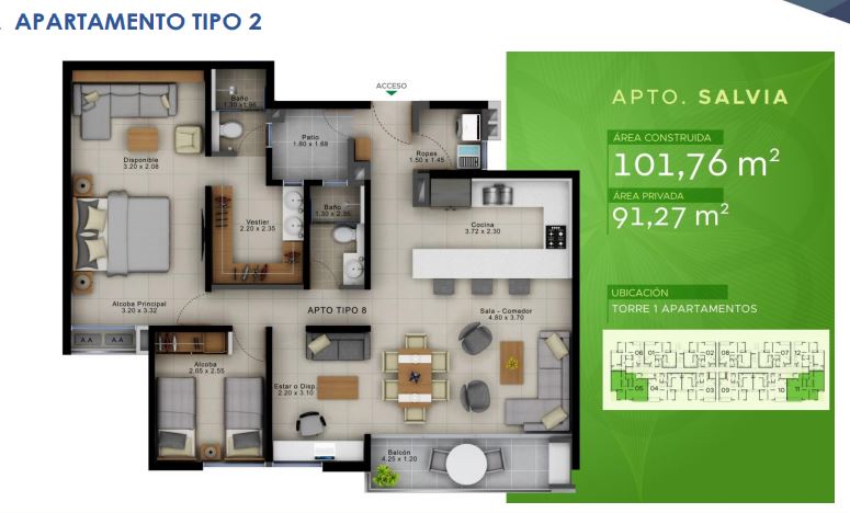 Apartamento Tipo 4