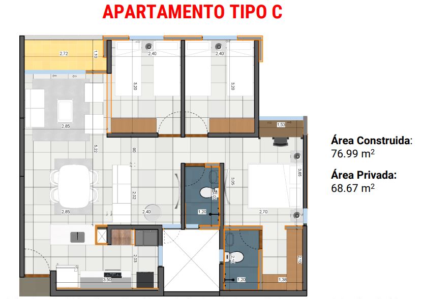 Apartamento Tipo 3