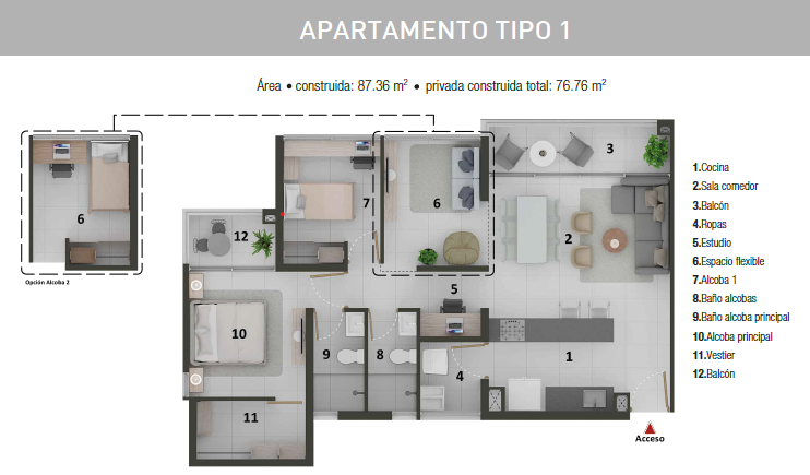 Apartamento Tipo 1