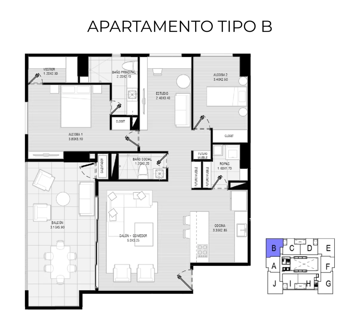 Apartamento Tipo 5