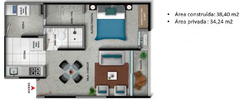 Apartamento Tipo 5